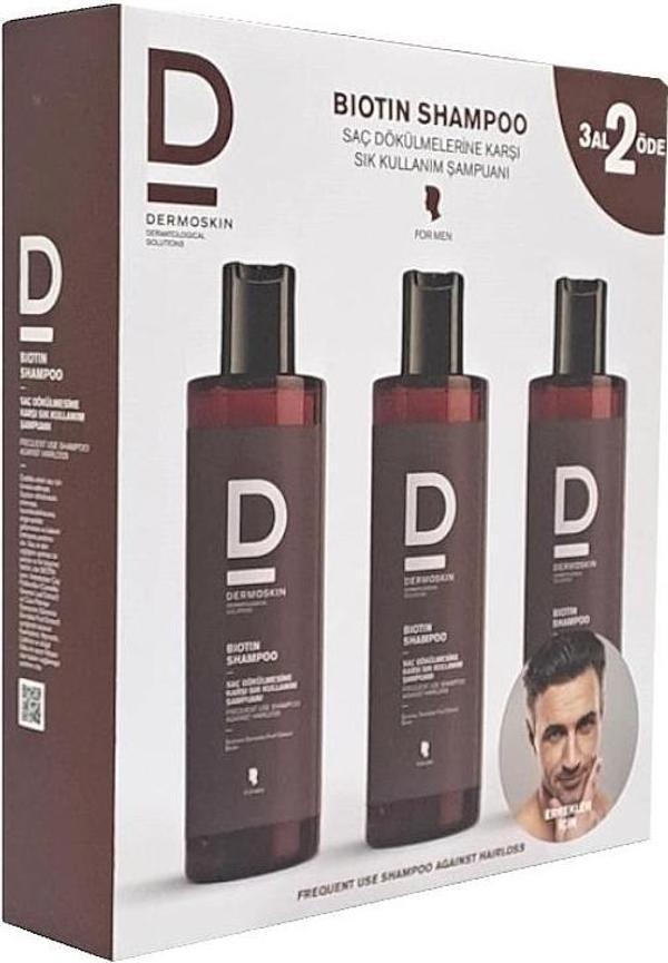 Dermoskin Biotin Shampoo For Men 200ml 3 Al 2 Öde - Image 1