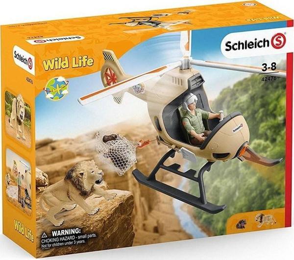 Schleich Wild Life Oyun Seti Kurtarma Helikopteri CWL42476 - Image 1