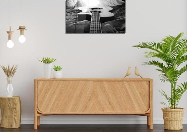 Veraart Müzik Temalı Pleksi Cam Tablo Akustik Gitar - Image 1