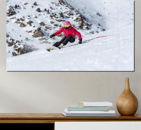 Veraart Spor Temalı Pleksi Cam Tablo Kayak - Image 1