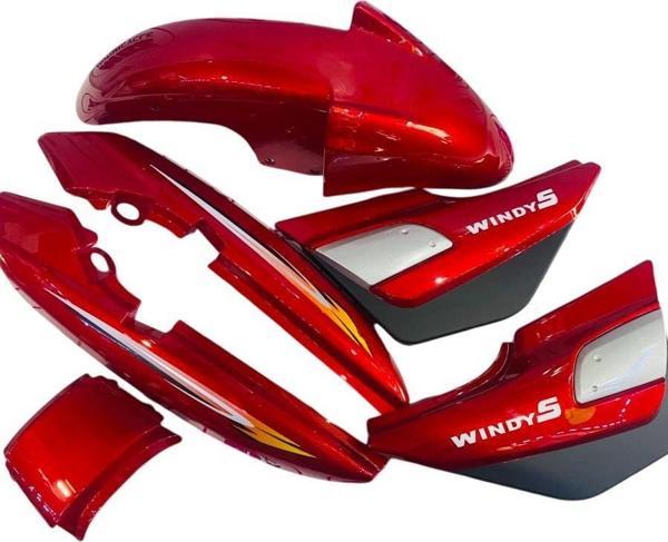 Kanuni Windy - S 125 Kaporta 3 ' Lü Set Kırmızı - Image 1