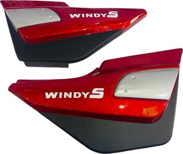 Kanuni Windy - S 125 Yan Kapak Kırmızı Takım - Image 1