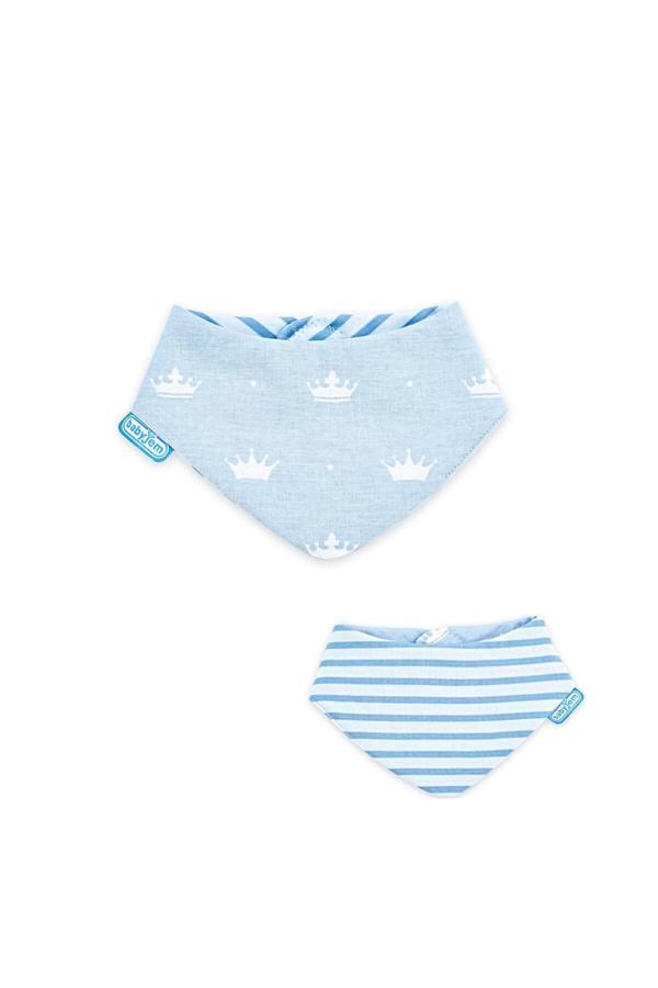 BabyJem Yenidoğan Fular Önlük 515 Mavi - Image 1