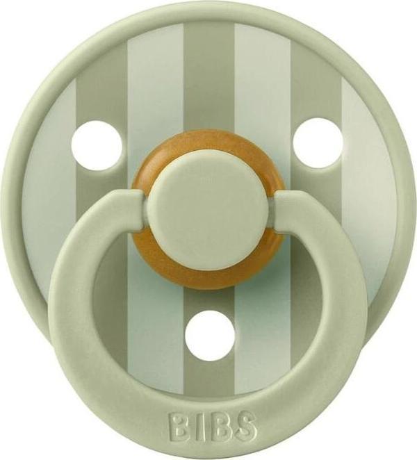 Bibs Studio Colour Block Kauçuk Emzik 0-6 Ay Sage - Image 1