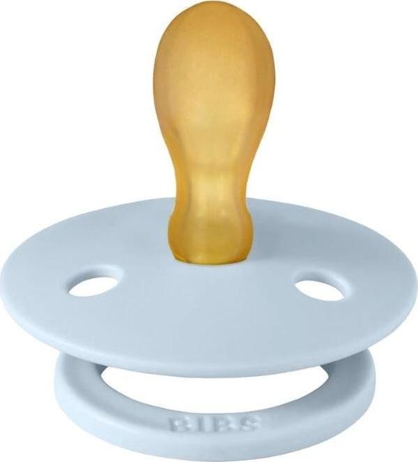 Bibs Colour Kauçuk Simetrik Emzik 6-12 Ay Baby Blue - Image 1