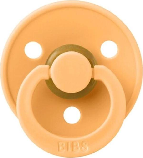 Bibs Colour Kauçuk Emzik 0-6 Ay Sunkissed - Image 1