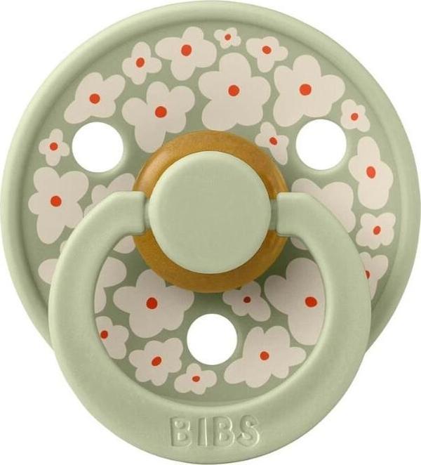 Bibs Studio Colour Jasmine Field Kauçuk Emzik 0-6 Ay Sage - Image 1