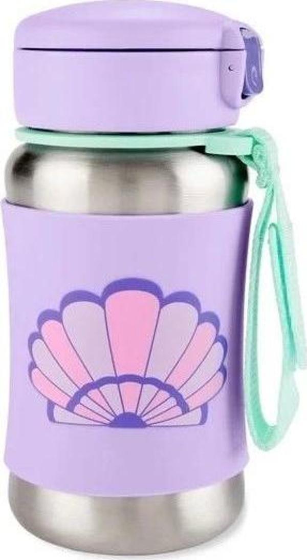 Skip Hop Zoo Pipetli Paslanmaz Çelik Suluk 350 ml Deniz Kabuğu - Image 1
