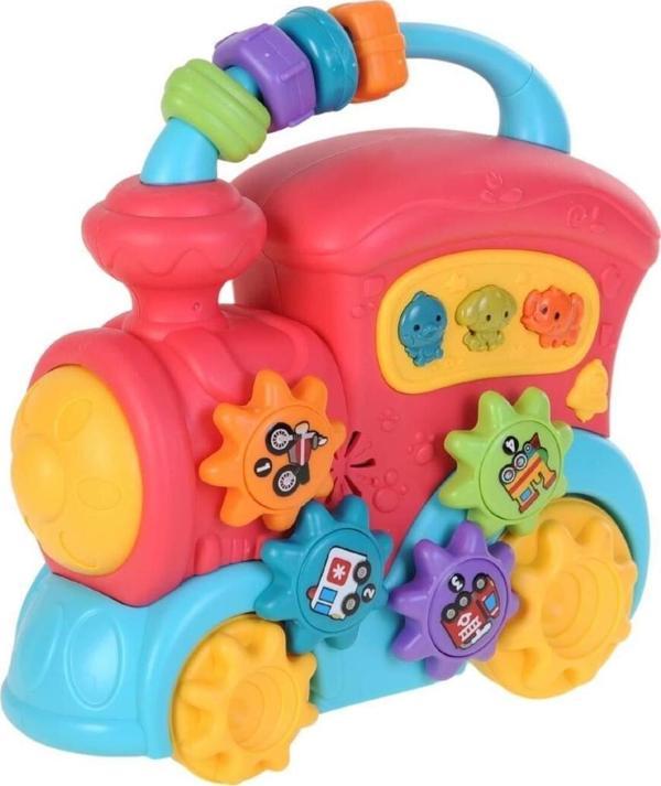 Hak-İş Oyuncak Pilli Sevimli Çarklı Tren - Image 1