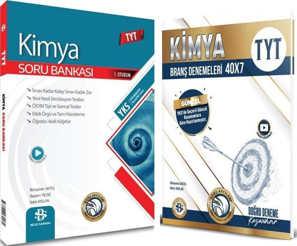 Bilgi Sarmal TYT Kimya Soru Bankası ve Deneme Seti 2 Kitap - Bilgi Sarmal Yayınları - Image 1