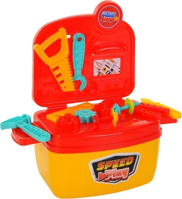 Hak-İş Oyuncak Taşıma Çantalı Minishop Oyuncak Tamir Seti - Image 1
