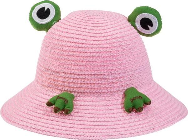 Kitti Bebe Hasır Şapka ( 2-6 Yaş ) Y24700-05 Pembe - Image 1