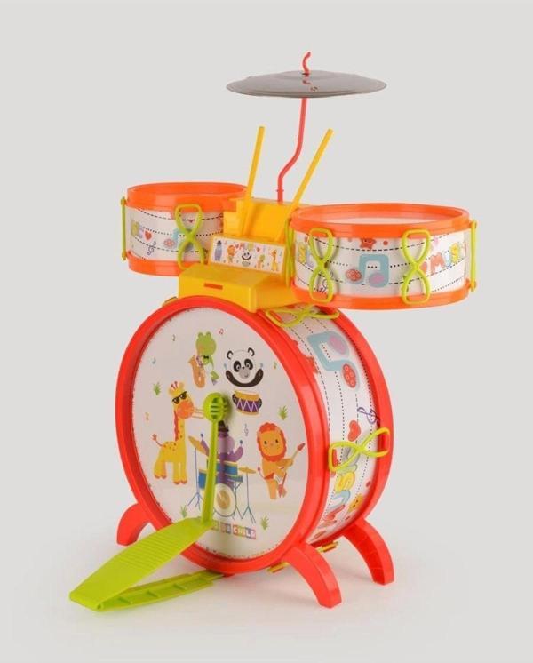 Lets Be Child Davullu Zilli Bagetli Ve Pedallı Bateri Seti - Image 1