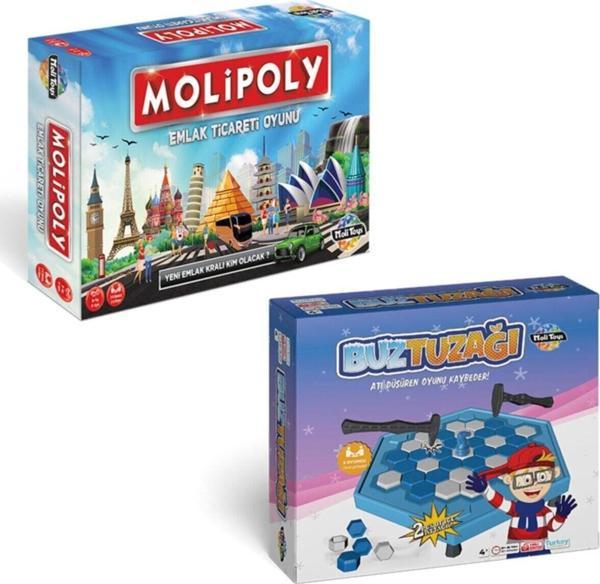 Moli Toys Buz Tuzağı + Molipoly Emlak Ticaret Oyunu 2'Li Set - Image 1