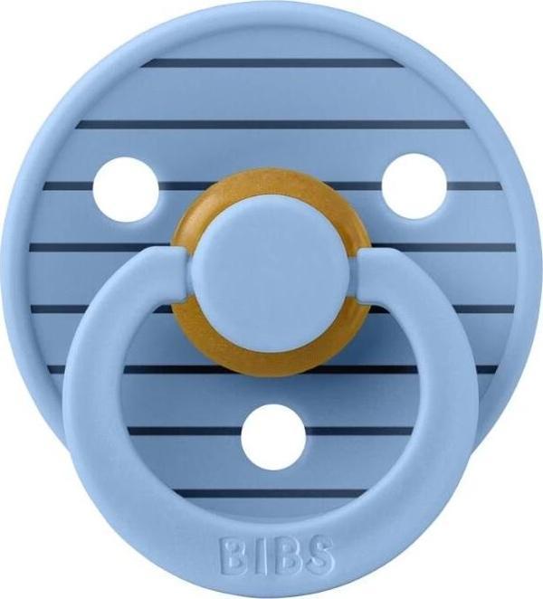 Bibs Studio Colour Pin Kauçuk Emzik 0-6 Ay Sky Blue - Image 1