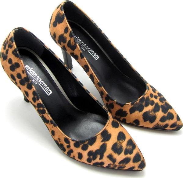 Gowa Leopar Desenli Stiletto - Image 1