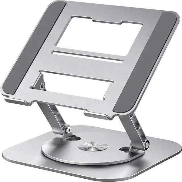 Polham 360 Derece Dönebilen Yükseklik, Açı Ayarlı Notebook, Tablet Standı, Kaydırmaz, Katlanabilir Stand - Image 1