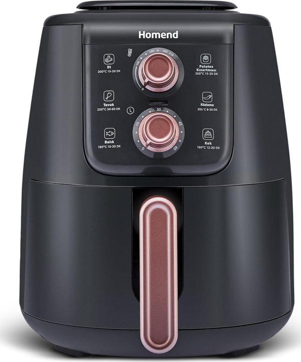 Homend Airfryday 2508H, 4 Litre Sıcak Hava Fritözü Airfryer - Image 1