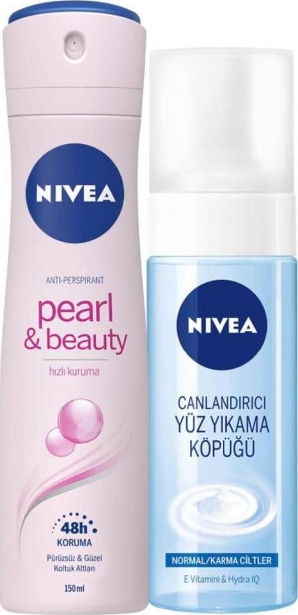 Pearl Beauty Deosprey 150ml Yüz Temizleme Köpüğü Normal Ve Karma Ciltler 150 ml - Image 1