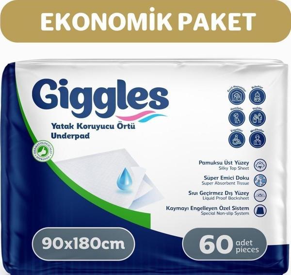 Giggles Yatak Koruyucu Örtü 90x180 cm 30 x 2 Adet - Image 1