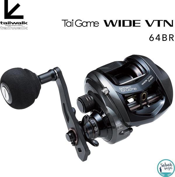 Tailwalk Tai Game Wide VTN 64BR Tai Rubber Çıkrık/Baitcasting Jig Olta Makinesi (Sağ El) - Image 1