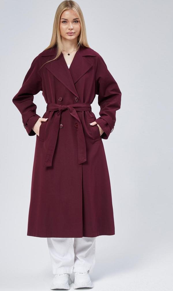 Kadın Oversize Astarlı Trençkot - Image 1