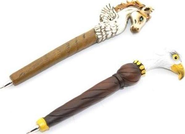 Kartal Ve Unicorn Polyester Tükenmez Kalem - Image 1