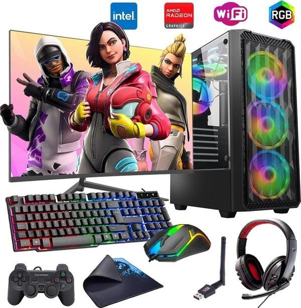 İ7 12700F 16GB DDR4 1TB m2 8GB RX580 24" Monitörlü Oyun Bilgisayarı (Gaming SET) - Image 1