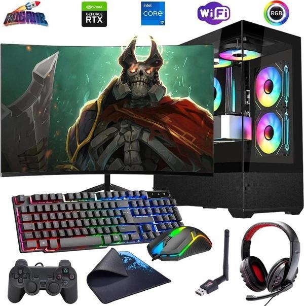 i7 13700F 16GB DDR4 1TB m2 12GB RTX3060 24" Monitörlü Oyun Bilgisayarı (Gaming SET) - Image 1