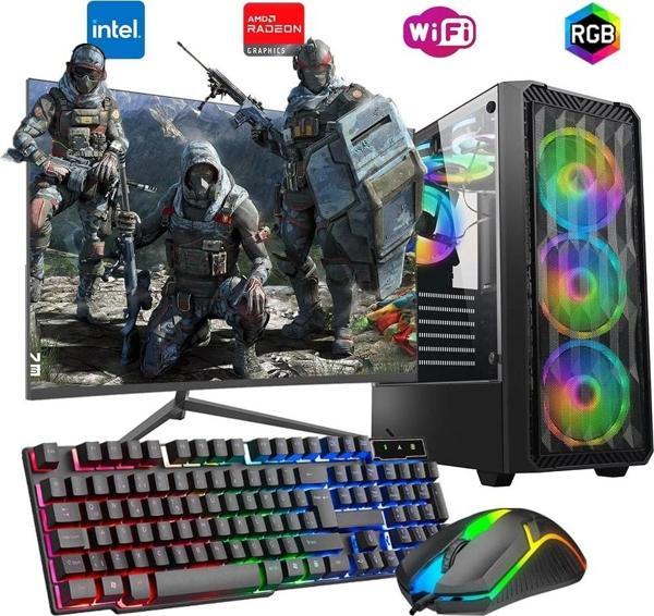 i7 14700F 16GB DDR4 1TB m2 8GB RX580 24" Monitörlü Oyun Bilgisayarı - Image 1