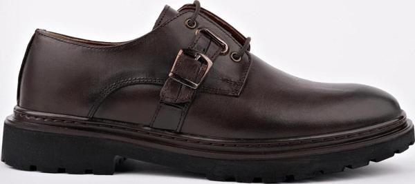 Muggo PRAG Bağcıklı Hakiki Deri Erkek Günlük Casual Ayakkabı - Image 1