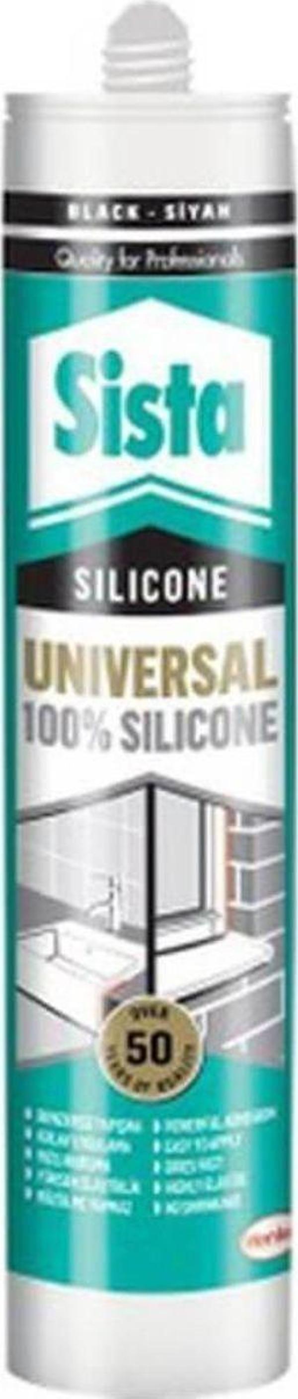 Sista Silikon kartuş Siyah 310 ml - Image 1