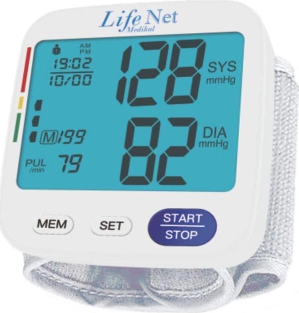 Life Net Medikal Elektronik Bilekten Tansiyon Aleti U62I - Image 1