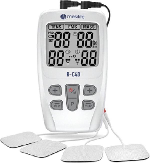 Mesilife Birleşik Elektro Terapi Cihazı Tens+Ems+Masaj Aleti R-C4D - Image 1