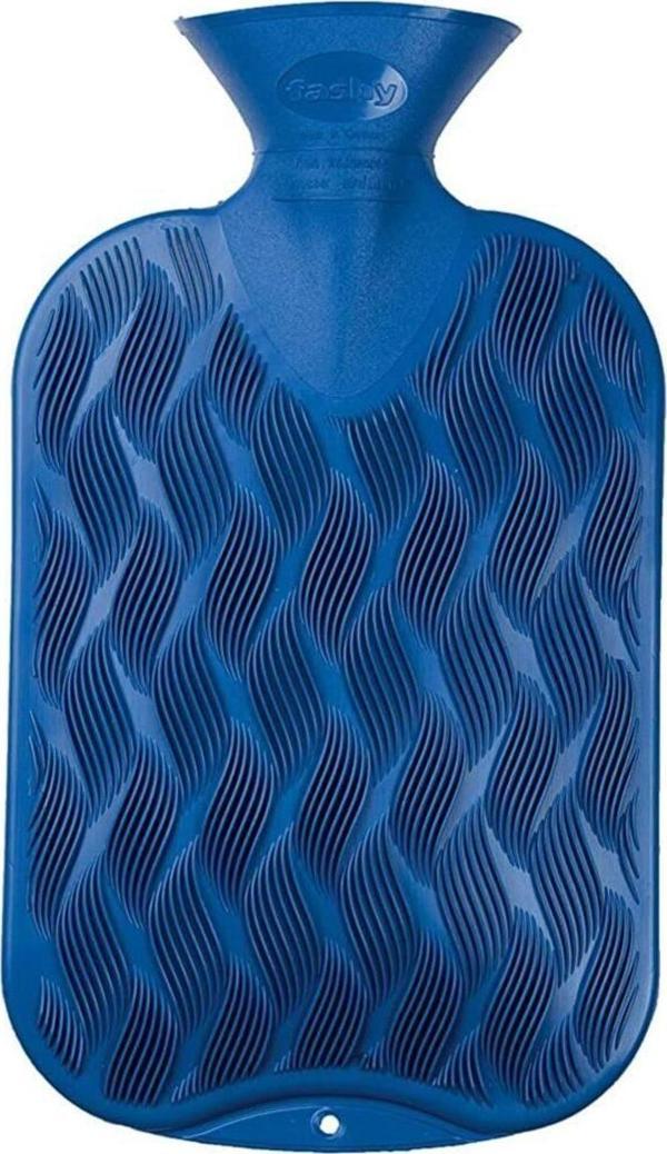Fashy Dalga Desen Sıcaksu Torbası Mavi Termofor - Image 1