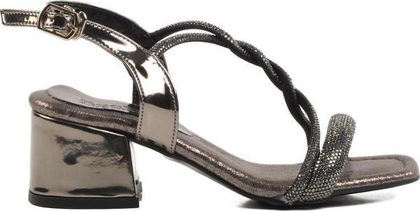 Platin Kız Çocuk Taşlı Sandalet 07 F - Image 1