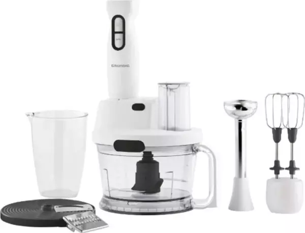 Grundig Beyaz Bl 4781 Rendeli 700 Watt El Blender Seti - Image 1