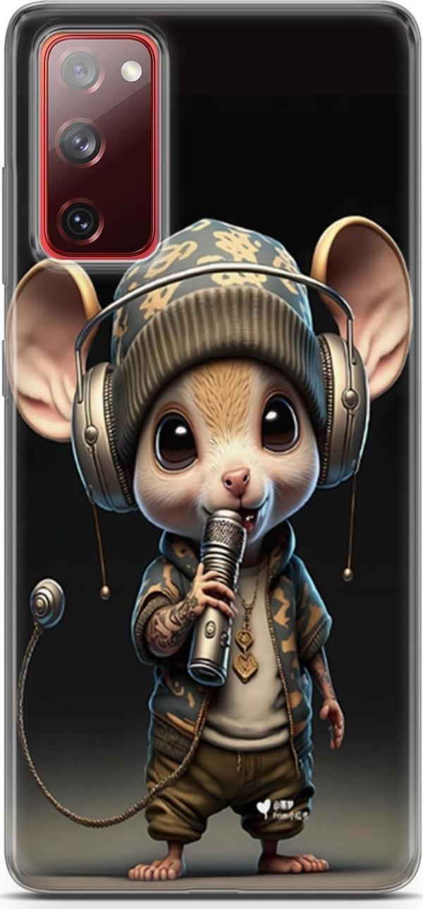 Miraksesuar Galaxy S20 Fe Uyumlu Kılıf Yapayzeka 18 Çılgın Fare Parlak Kılıf - Image 1