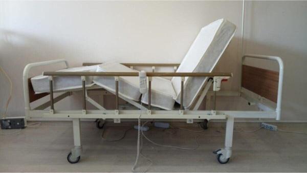 2 Motorlu Abs Başlıklı Lüx Hasta Karyolası Yatağı - Image 1