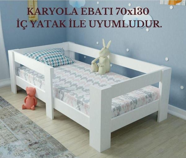 Ninnimo Montesorri 70X130 Yatak Uyumlu Mdf Beyaz Çocuk Karyola - Image 1