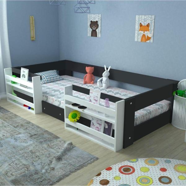 Ninnimo Trend Montessori Kitaplıklı Karyola - Image 1