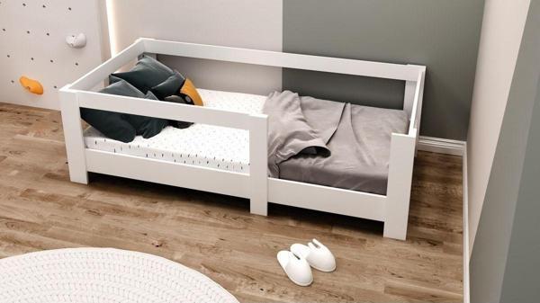 Ninnimo Vega Montessori %100 Mdf Y2 Karyola Beyaz 90X190 Yatak Uyumlu K 2004 - Image 1