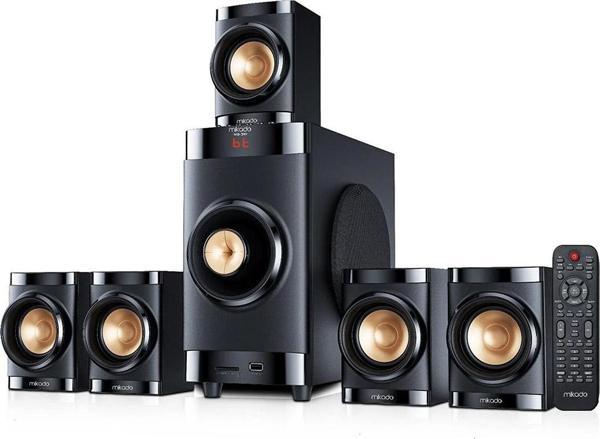MIKADO MD-381BT 40W USB+SD+FM+BT DESTEKLİ 5+1 SES SİSTEMİ - Image 1