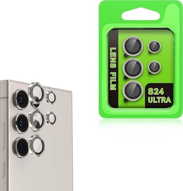 Galaxy S24 Ultra Kamera Temperli Cam Lens Koruyucu CL-07 - Image 1