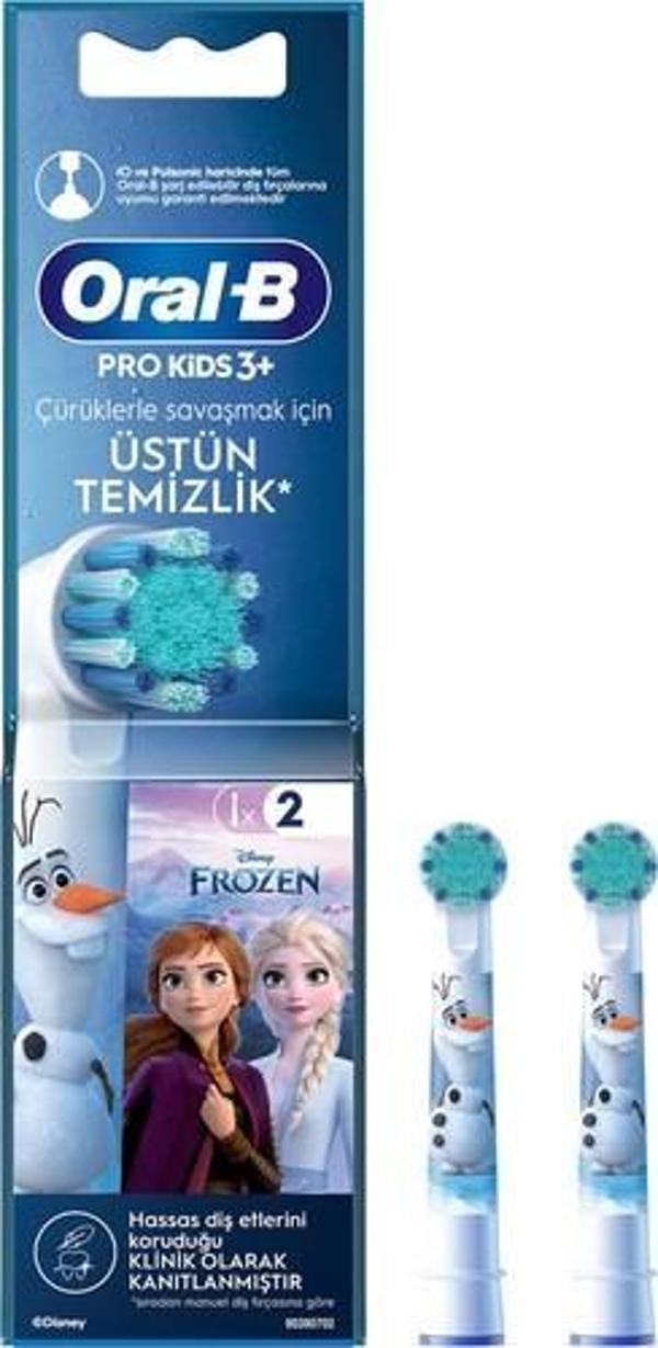 Oral-b Şarjlı Diş Fırçası Yedek Başlığı Frozen 2 Adet Ürün - Image 1