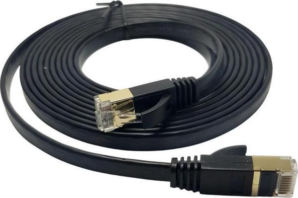 IRONSTAR 5Metre Cat8 Ethernet Kablo Flat S/FTP RJ45 -  40Gbps Hız Destekli - Image 1