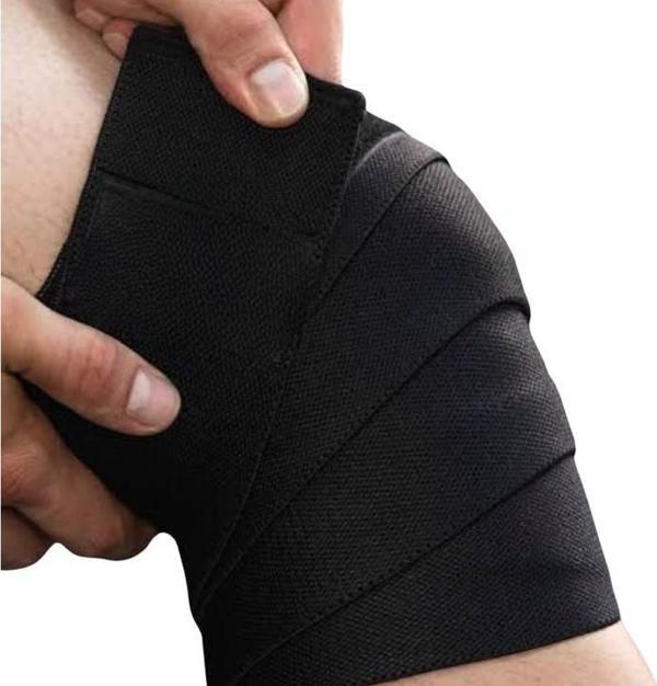  Rebuwo Fitness Ayarlanabilir Diz Bandajı Diz Desteği Pro Knee Wraps - Image 1