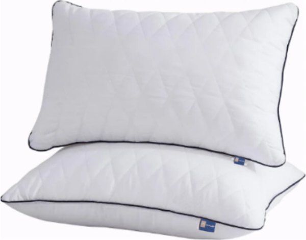 Soub Sleep 2'li Kapitoneli Sıvı Geçirmez Fermuarlı Yastık Kılıfı 50X70 cm - Image 1