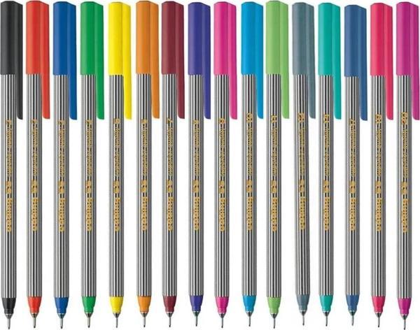 Edding 55 Fineliner Kalem Seti 0.3mm 16' LI set  - Image 1