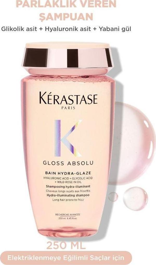 Kerastase Gloss Absolu Elektriklenmeye Eğilimli Saçlar Için Parlaklık Veren Şampuan 250 ML - Image 1